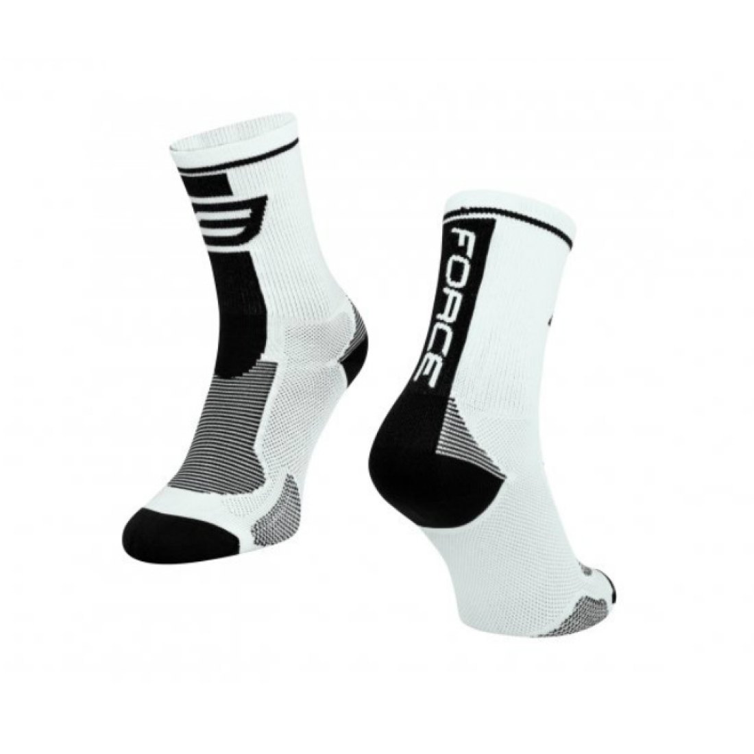Force Calze Ciclo Lungo Bianco nero